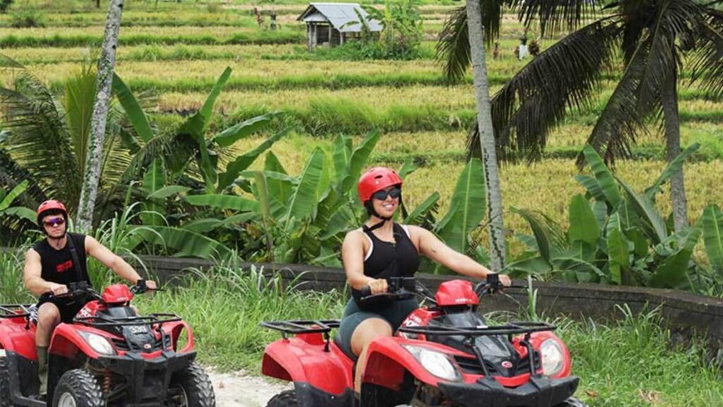 ATV ride in Ubud Bali jungle adventure
