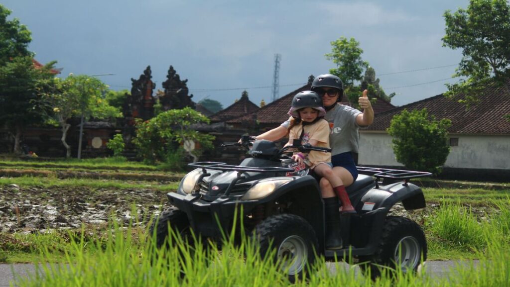 ATV tandem vs single ride experience in Bali
